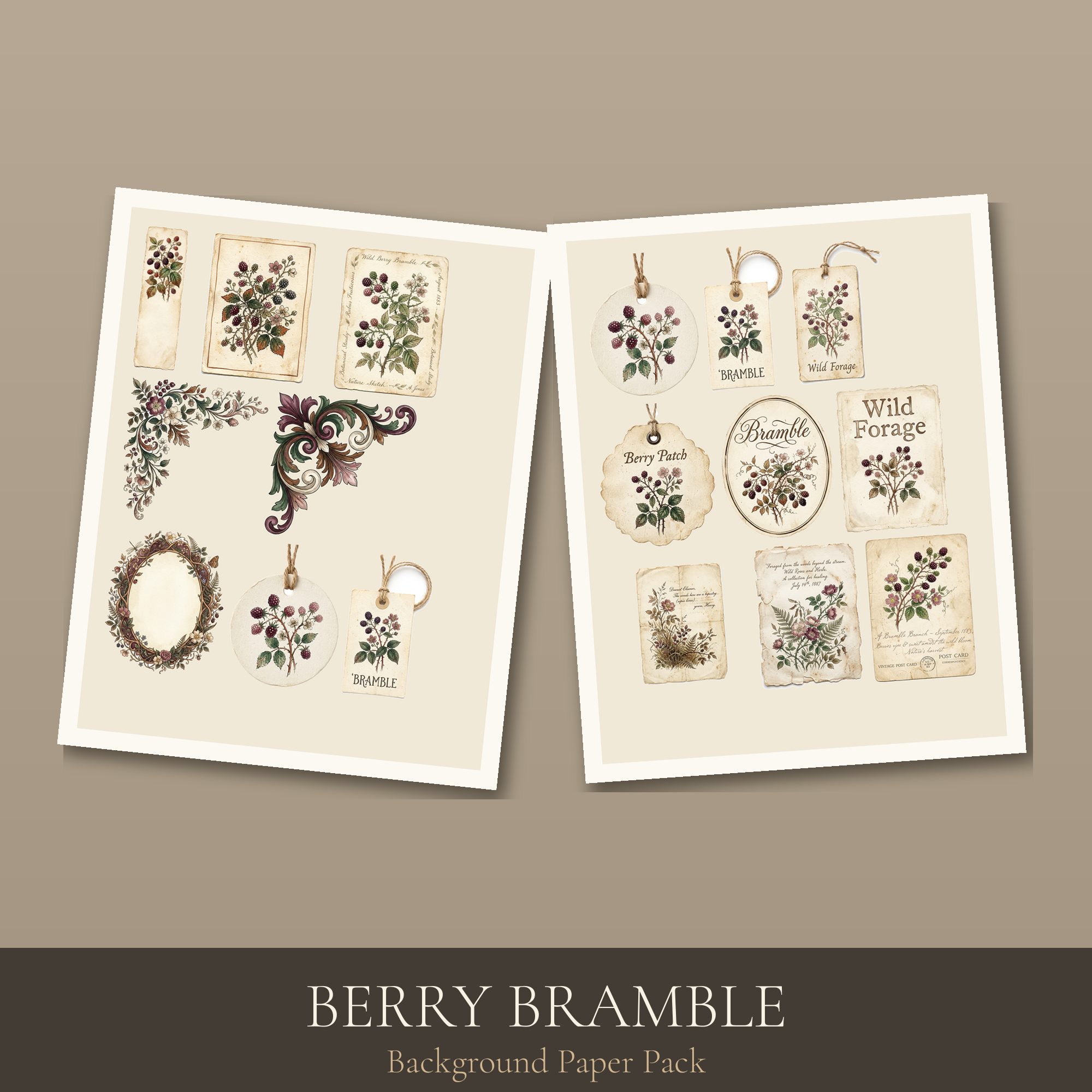 Berry Bramble Paper Pack — preview