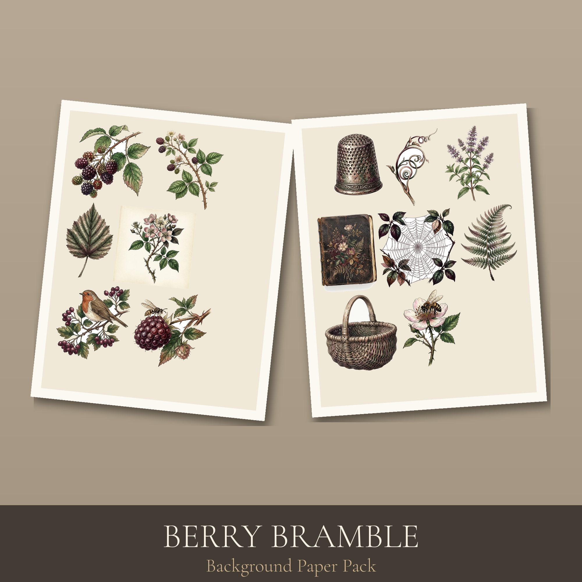 Berry Bramble Paper Pack — preview