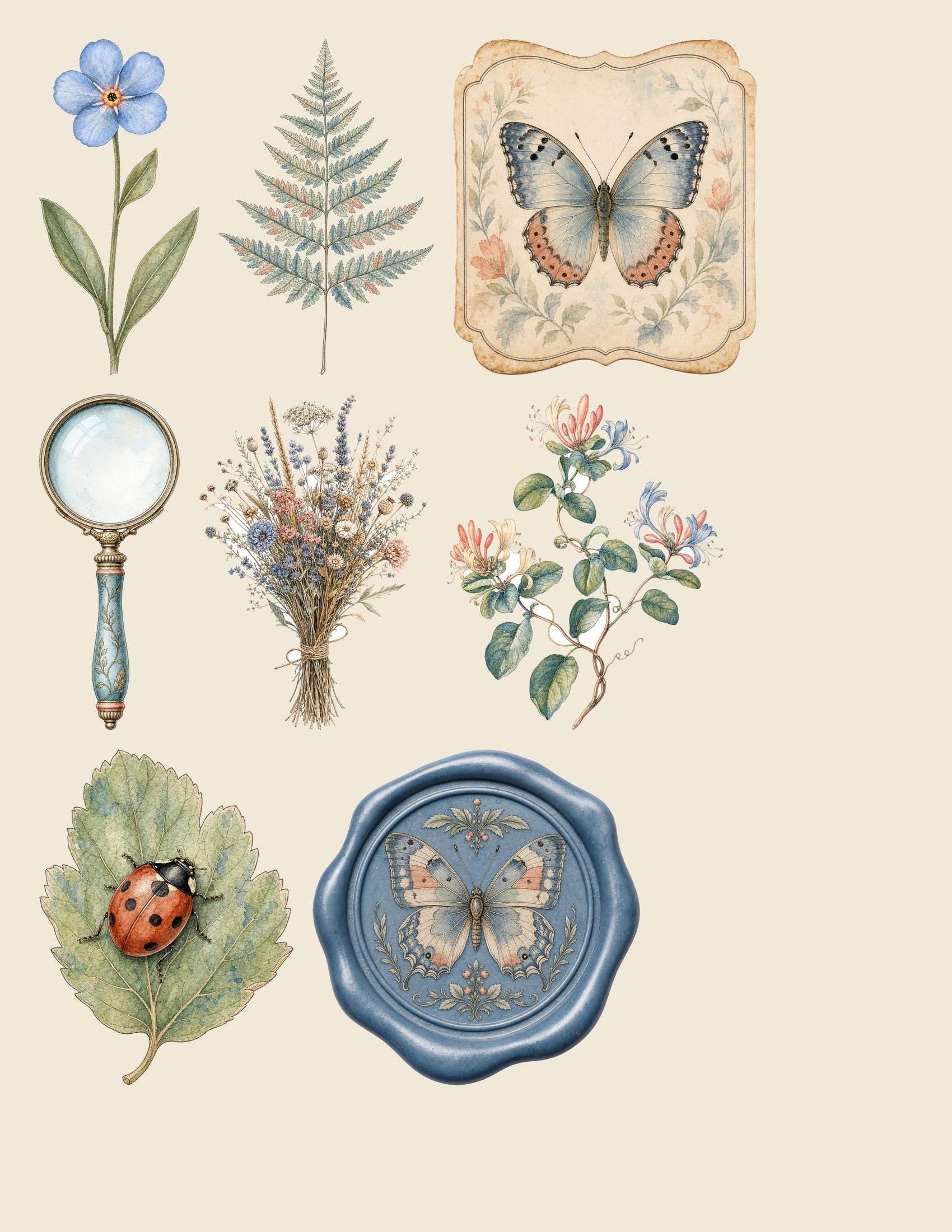 Butterfly Conservatory DELUXE Embellishments — preview