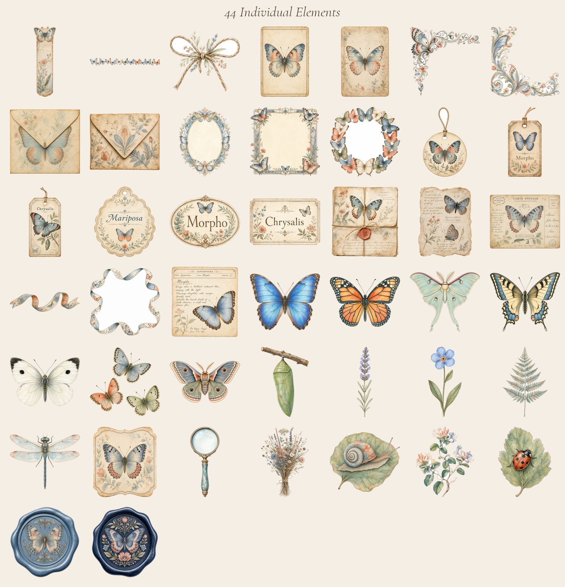 Butterfly Conservatory DELUXE Paper Pack — preview