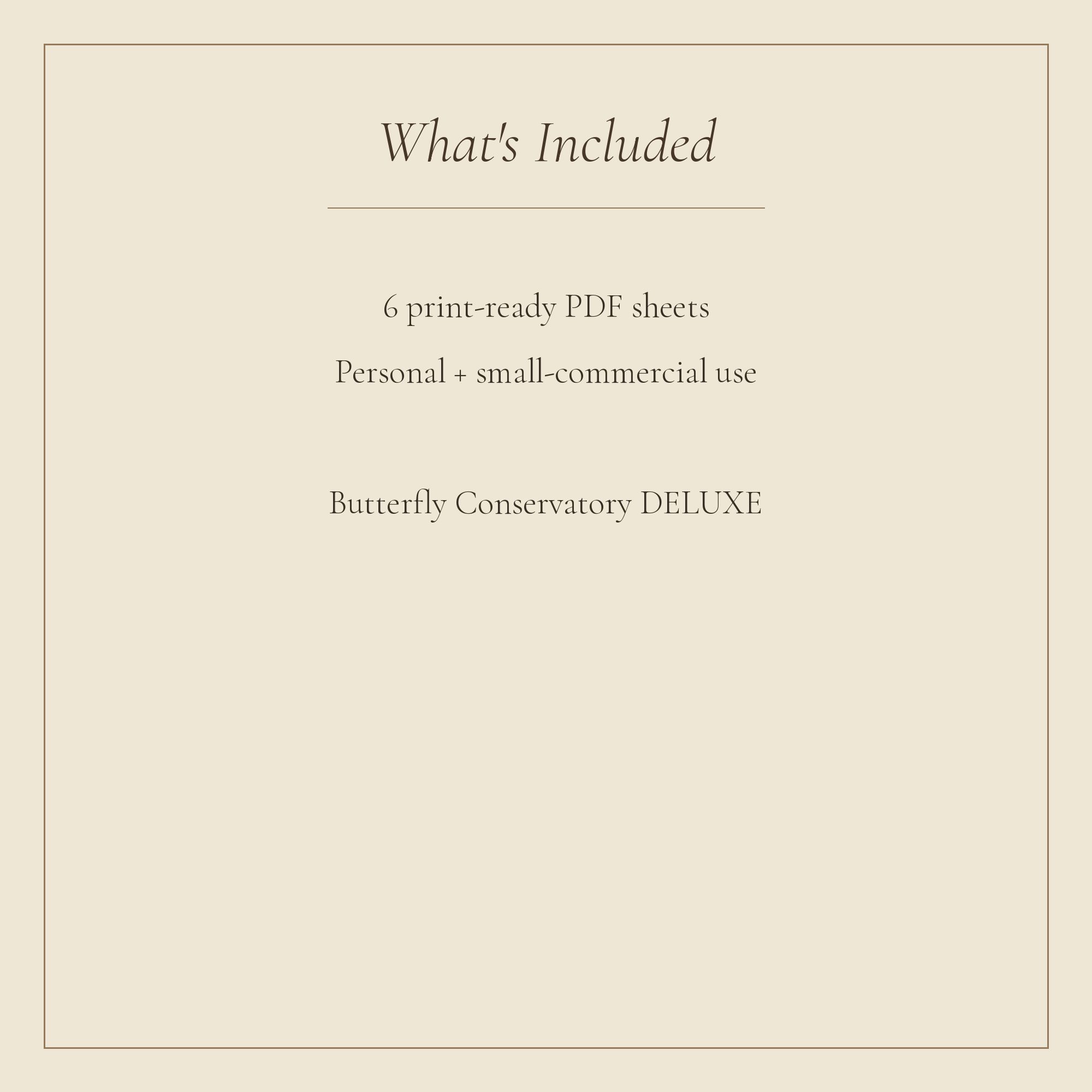 Butterfly Conservatory DELUXE Paper Pack — preview