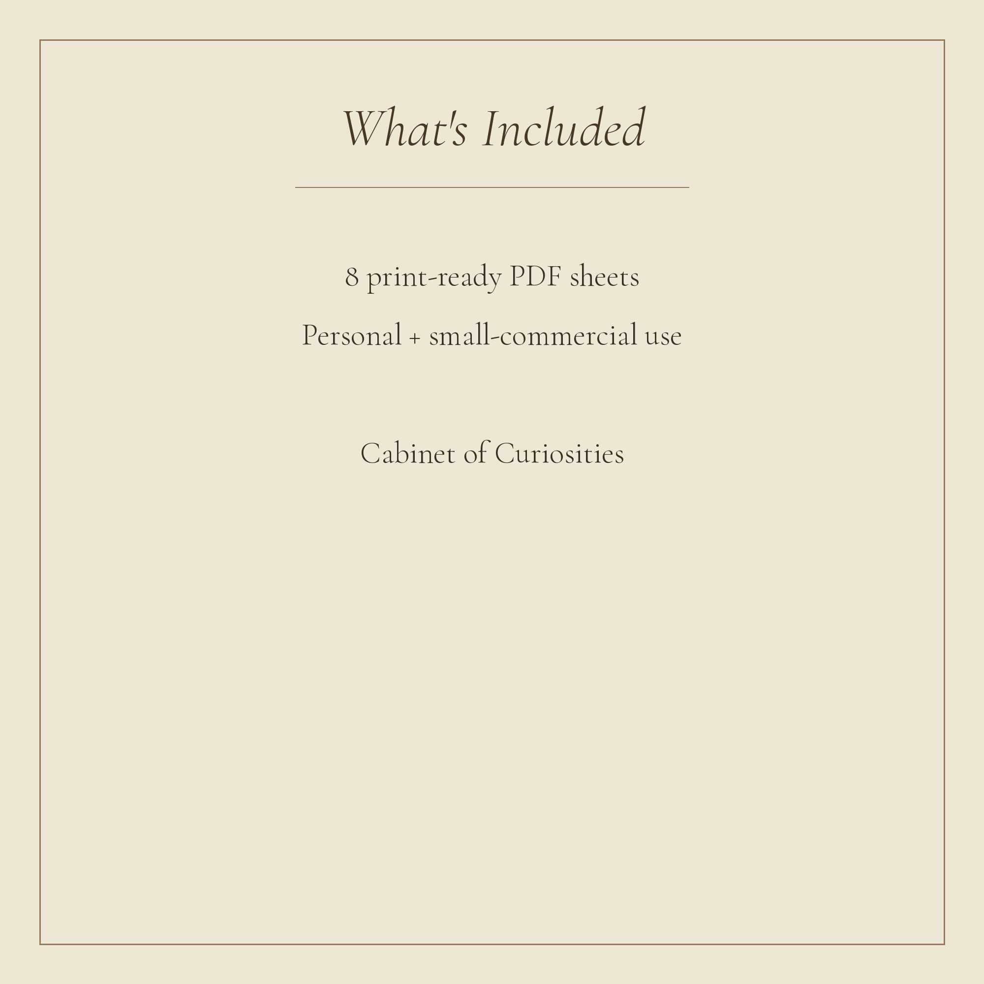 Cabinet of Curiosities Paper Pack — preview