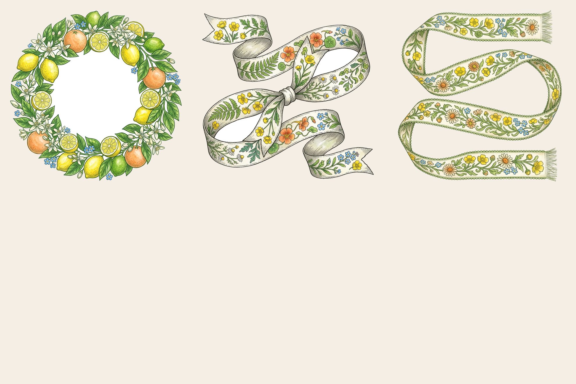 Citrus Grove Frames & Borders — preview