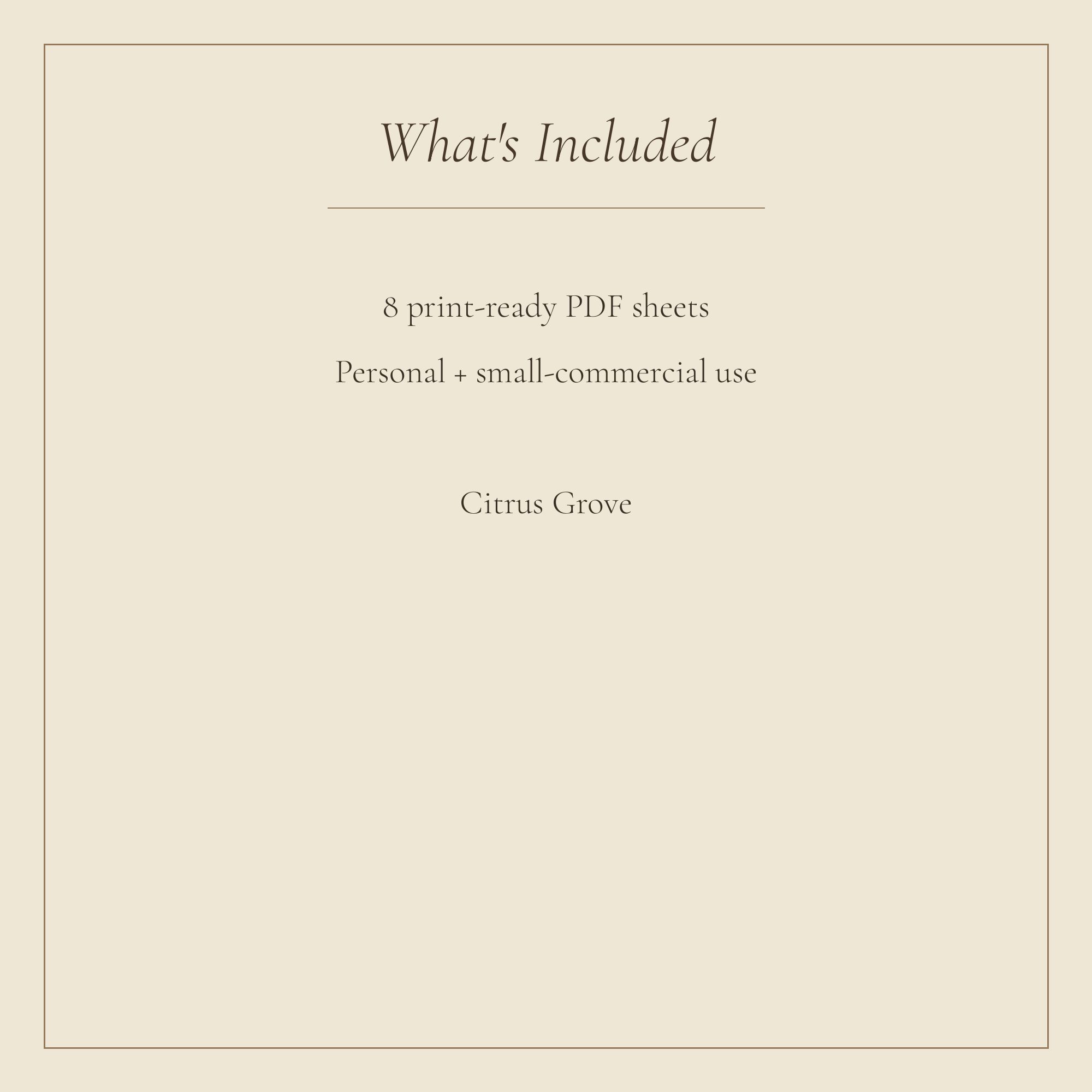 Citrus Grove Paper Pack — preview