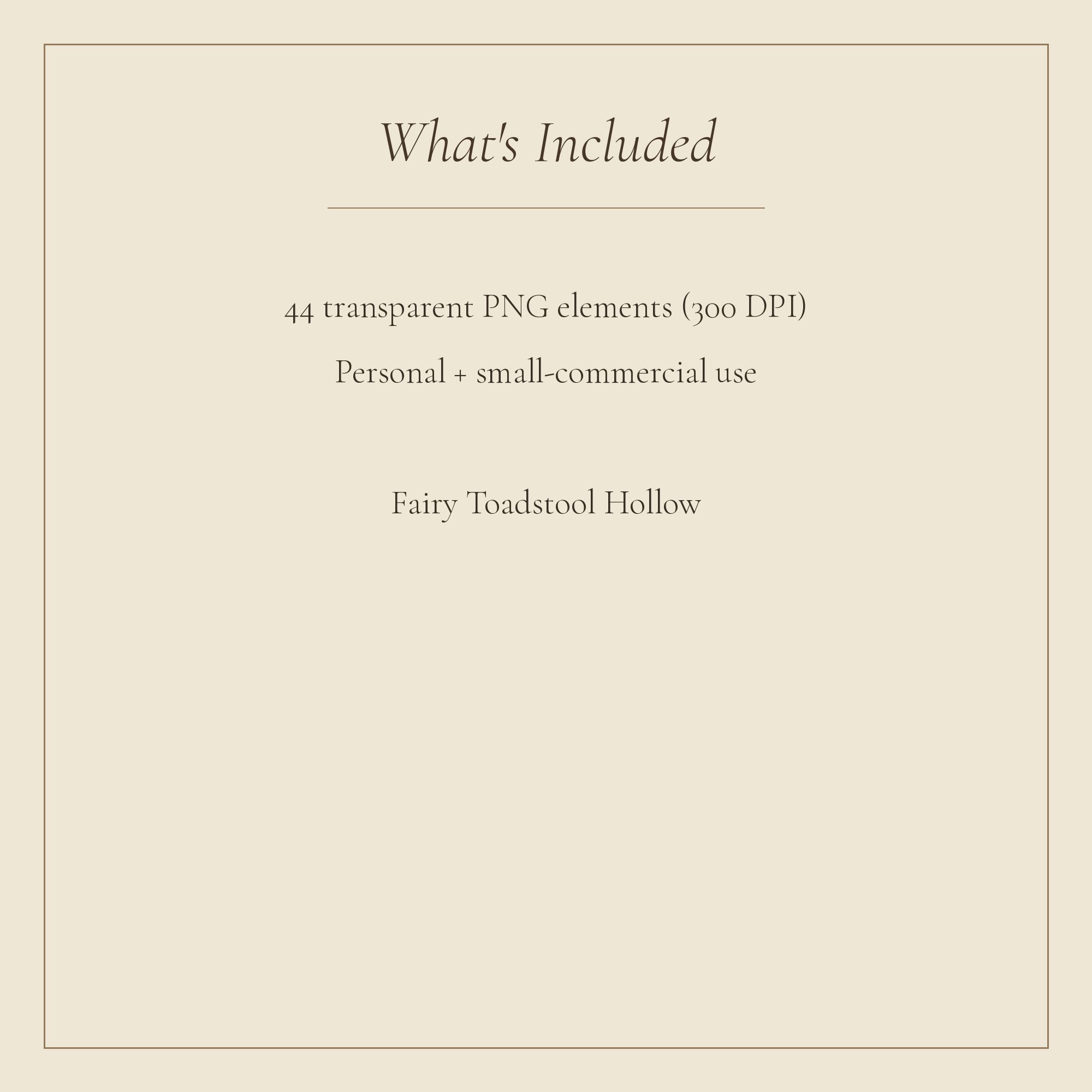 Fairy Toadstool Hollow Embellishments — preview