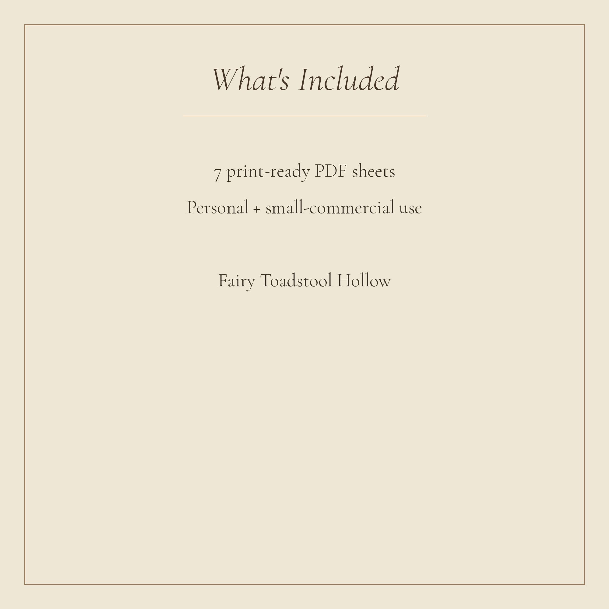 Fairy Toadstool Hollow Paper Pack — preview