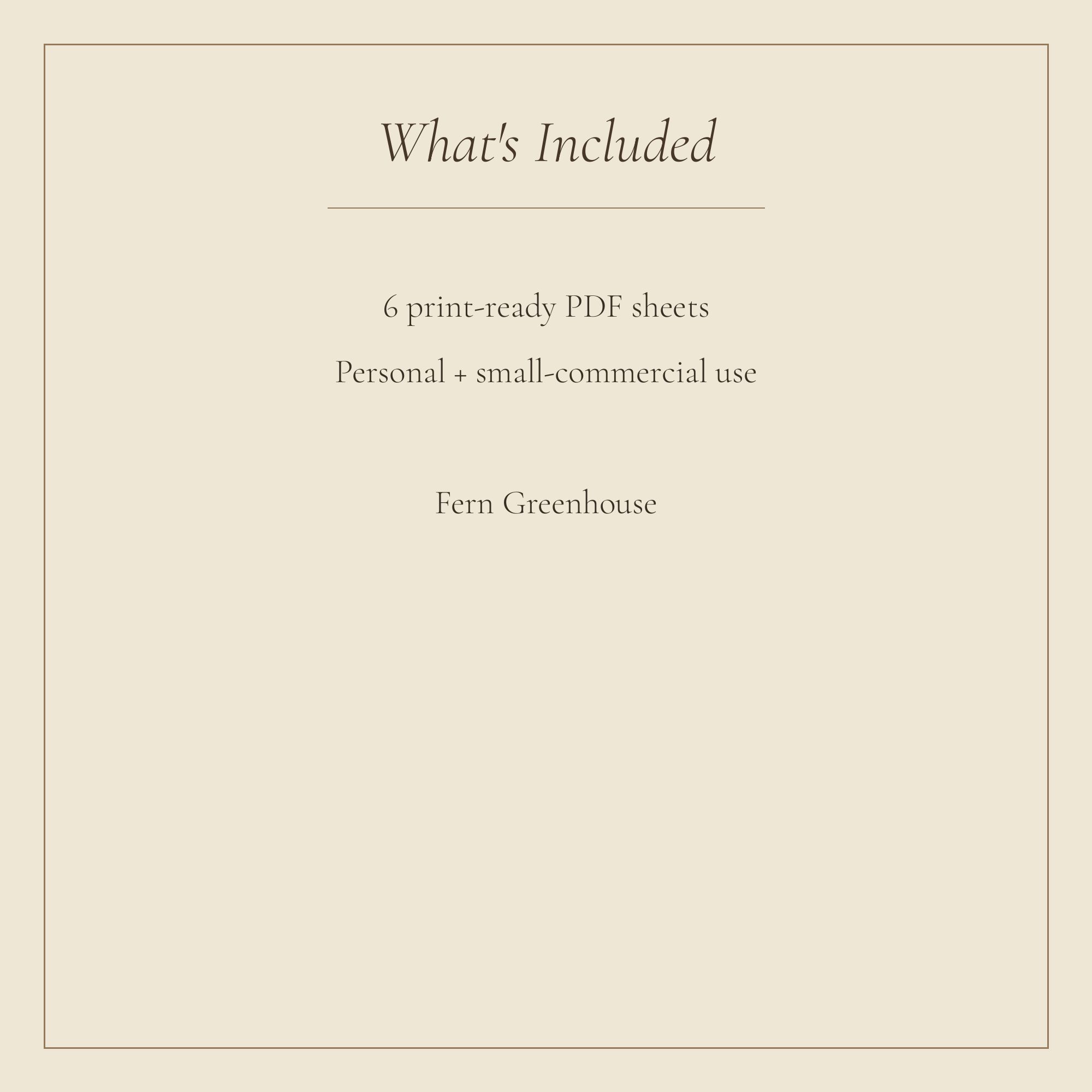 Fern Greenhouse Paper Pack — preview