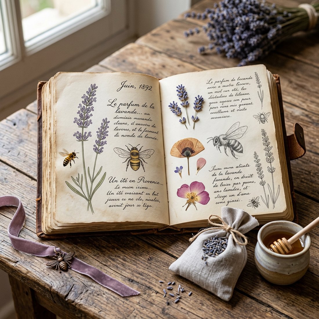Lavender Fields of Provence Junk Journal Kit | Digital Download